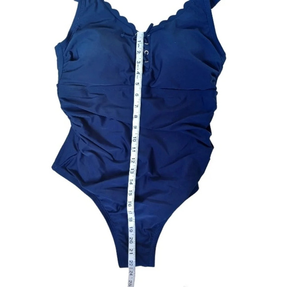 Kona Sol Navy One Piece Beach Summer Swim - Picture 8 of 8